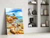 Beach View Glass Wall Art by Insigneart USA