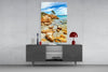 Beach View Glass Wall Art by Insigneart USA