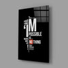Motivational Glass Wall Art by Insigneart USA