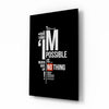 Motivational Glass Wall Art by Insigneart USA