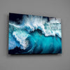 Waves Glass Wall Art by Insigneart USA