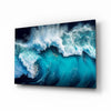Waves Glass Wall Art by Insigneart USA