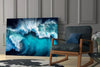 Waves Glass Wall Art by Insigneart USA