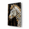 Zebra Glass Wall Art by Insigneart USA