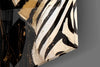 Zebra Glass Wall Art by Insigneart USA