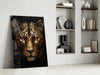 Leopard Glass Wall Art by Insigneart USA
