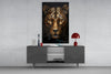 Leopard Glass Wall Art by Insigneart USA