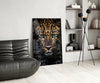 Leopard Glass Wall Art by Insigneart USA