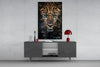 Leopard Glass Wall Art by Insigneart USA