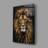 Lion Glass Wall Art by Insigneart USA