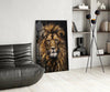 Lion Glass Wall Art by Insigneart USA
