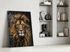 Lion Glass Wall Art by Insigneart USA