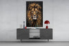 Lion Glass Wall Art by Insigneart USA