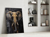 Elephant Glass Wall Art by Insigneart USA