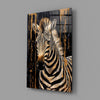 Zebra Glass Wall Art by Insigneart USA