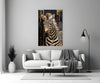 Zebra Glass Wall Art by Insigneart USA