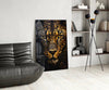 Leopard Glass Wall Art by Insigneart USA