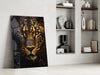 Leopard Glass Wall Art by Insigneart USA