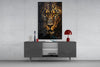 Leopard Glass Wall Art by Insigneart USA