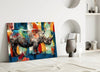 Rhino Glass Wall Art by Insigneart USA