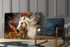 Horse Art Glass Wall Art by Insigneart USA