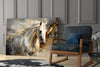 Horse Art Glass Wall Art by Insigneart USA