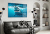 Shark Glass Wall Art by Insigneart USA