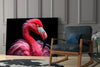 Flamingo Glass Wall Art by Insigneart USA