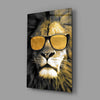 Lion Glass Wall Art by Insigneart USA