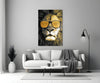Lion Glass Wall Art by Insigneart USA