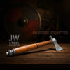 Damascus Pipe Tomahawk Hand Forged Viking Axe by JW SteelCrafts