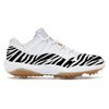 "Zebra" Jordan 11 Retro Low Golf Shoes by Stadium Custom Kicks