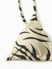 Zebra Print Push Up Bikini New Arrival Padded Bra Low Waist Swimsuit Female Swimwear Women Women's Ruffle Triangle Bikini Frill Printed String Tie Side Two Piece Set Swimsuit by Stevvex