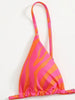 Zebra Print Push Up Bikini New Arrival Padded Bra Low Waist Swimsuit Female Swimwear Women Women's Ruffle Triangle Bikini Frill Printed String Tie Side Two Piece Set Swimsuit by Stevvex