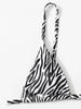 Zebra Print Push Up Bikini New Arrival Padded Bra Low Waist Swimsuit Female Swimwear Women Women's Ruffle Triangle Bikini Frill Printed String Tie Side Two Piece Set Swimsuit by Stevvex