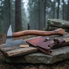 Axe Damascus Steel Axe Viking Axe Hatchet Axe Bearded Axe Tomahawk by JW SteelCrafts
